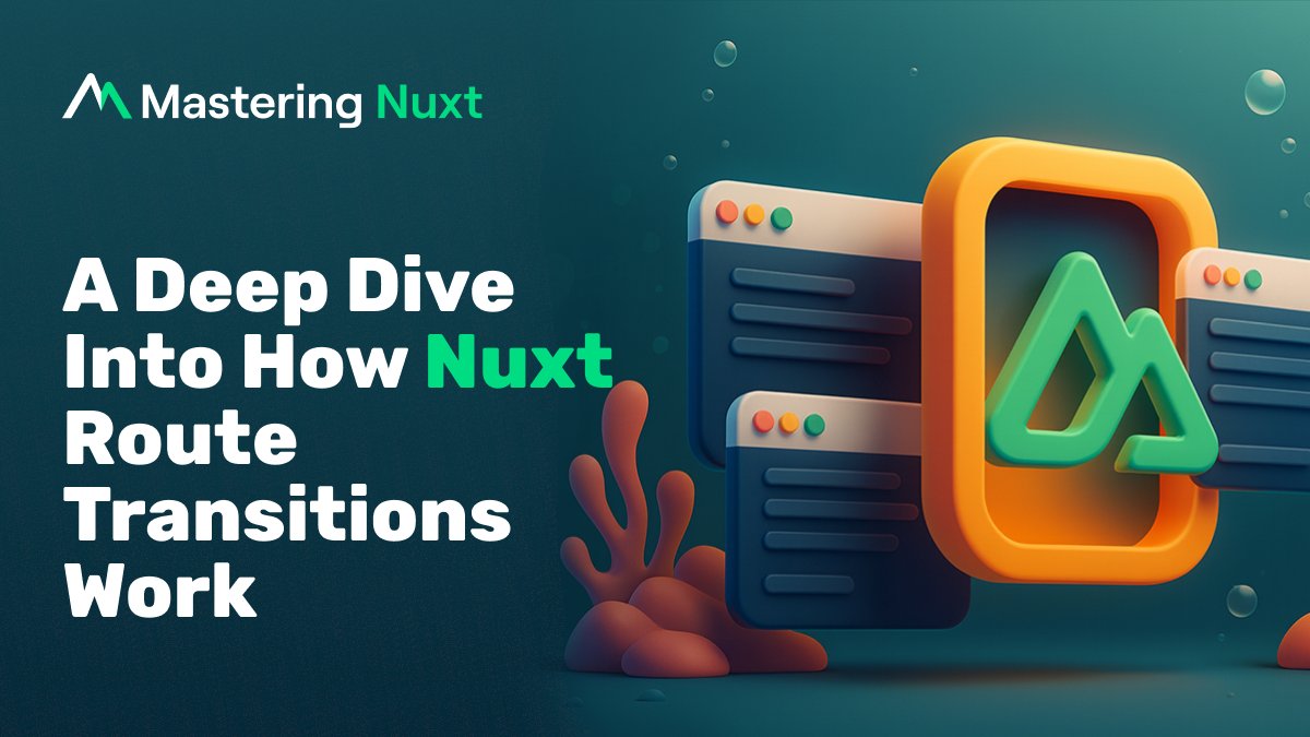 MasteringNuxt's tweet card. Have you ever wondered how route transitions with `NuxtLink` and `NuxtPage` work? Maybe not, but that’s where I found myself today. So I did a deep dive into the Nuxt source code so I could underst...