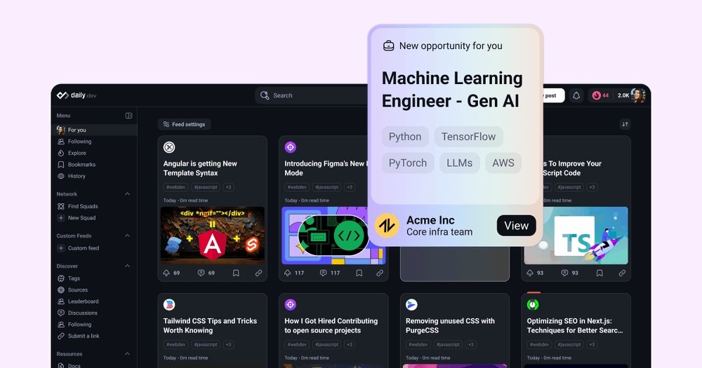 PressRelease_cc's tweet card. daily.dev Launches First Technical Recruiting Platform Built on Developer Trust