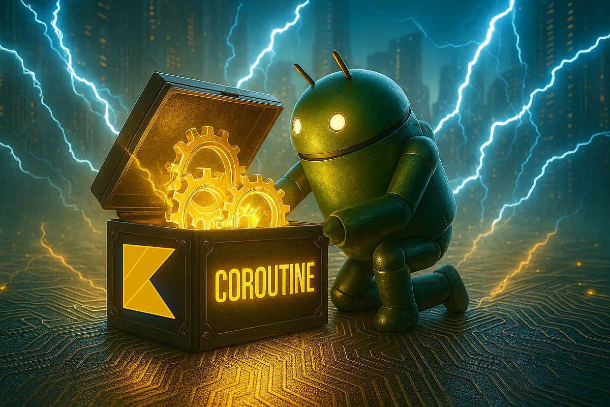 proandroiddev's tweet card. A deep dive into the Finite-State-Machine (FSM) transformation that powers Kotlin Coroutines. Compiler Mechanics, and Structured…