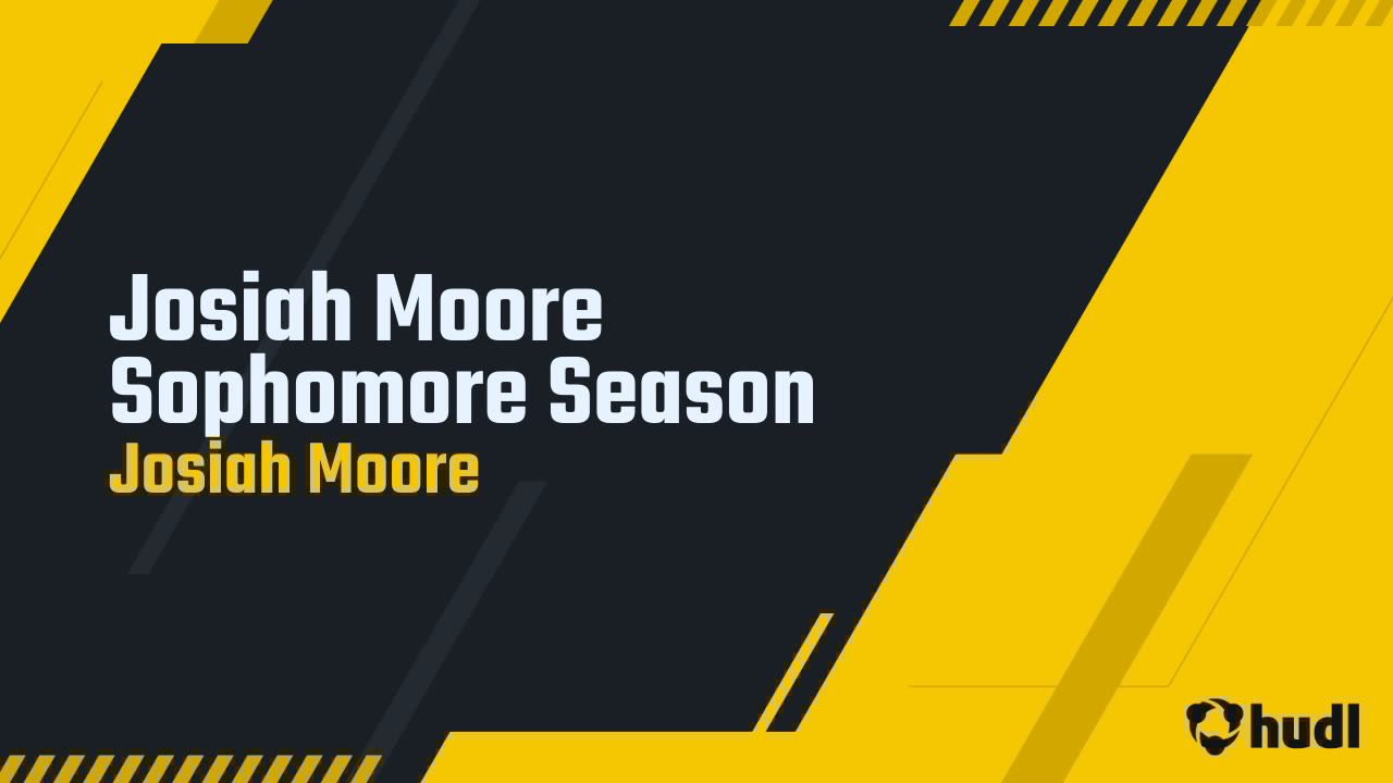 JosiahMoor5028's tweet card. Josiah Moore Sophomore Season