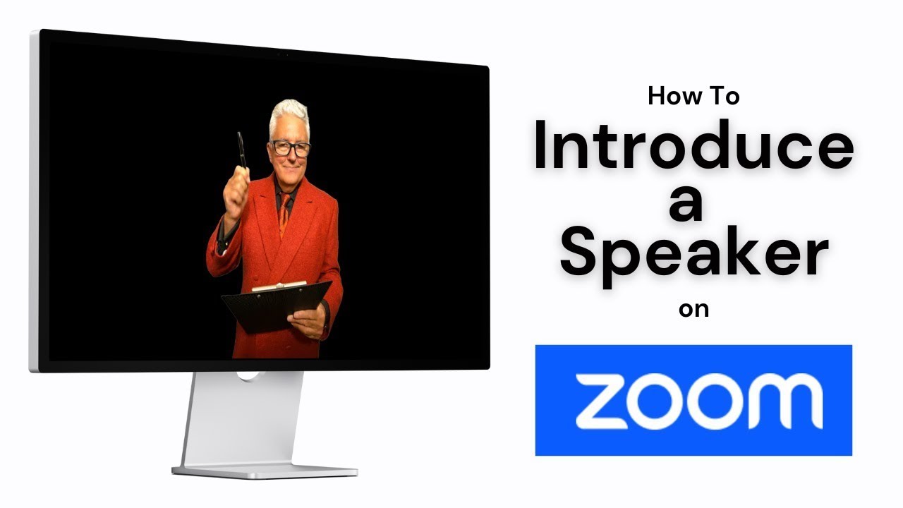 MagicCoach's tweet card. How to Introduce a Speaker on Zoom