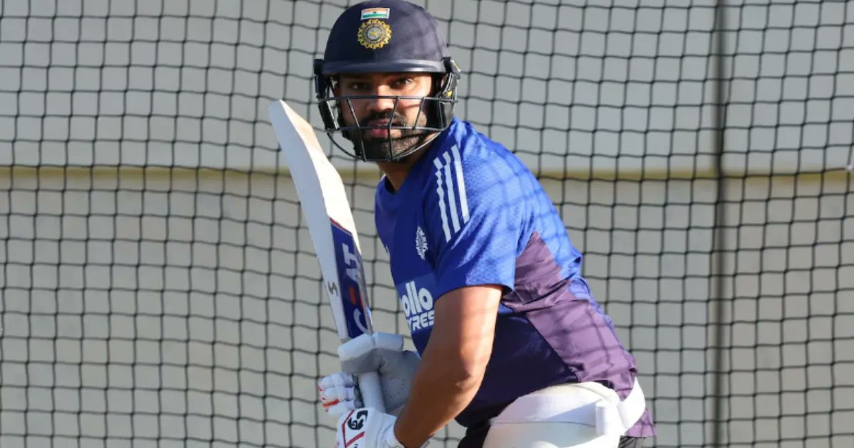 IndianWitness's tweet card. Rohit Sharma returns to India colours and shares the first training video in Perth ahead of the Australia ODIs.