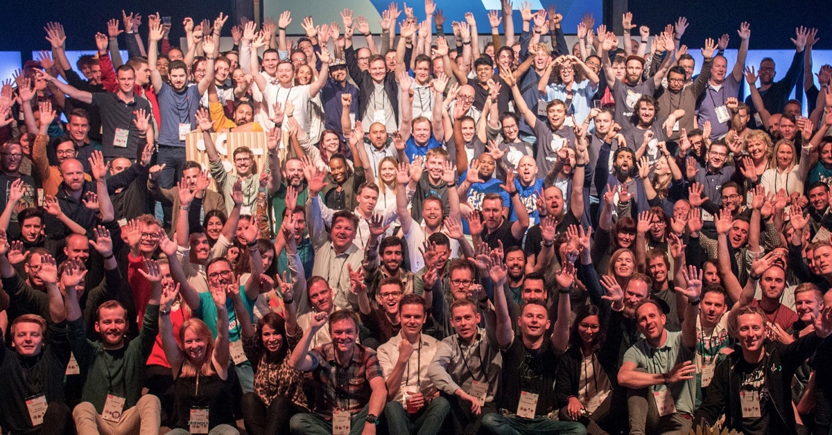 umbraco's tweet card. Announcement of the free and first ever virtual Codegarden in 2021. Be ready for the next upcoming Codegardens in the future