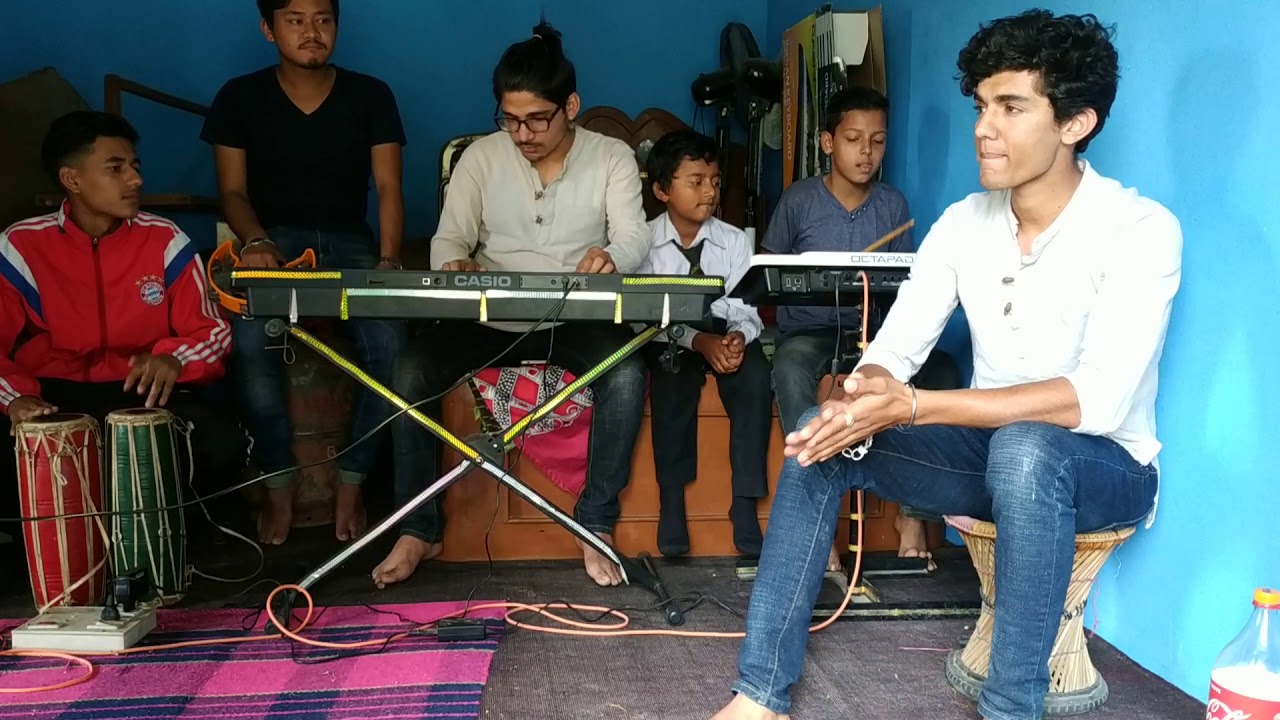 manishhetauda's tweet card. झम्के गुलेली cover by Musical Group Hetauda