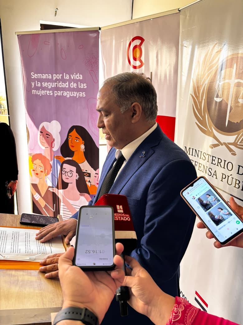 pds_radio's tweet card. El Defensor General del Ministerio de la Defensa Pública (MDP), Javier Dejesús Esquivel, destacó la importancia institucional y social de la inauguración del nuevo Call Center de la Línea 133, cuya...