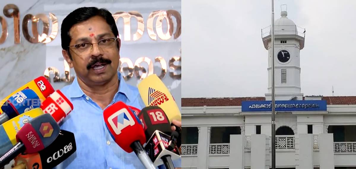 reporter_tv's tweet card. തദ്ദേശ തെരഞ്ഞെടുപ്പിൽ മത്സരിക്കാനില്ലെന്ന് ബിജെപി സംസ്ഥാന വൈസ് പ്രസിഡന്റ് സി കൃഷ്ണകുമാർ | C Krishna kumar says he will not contest in election