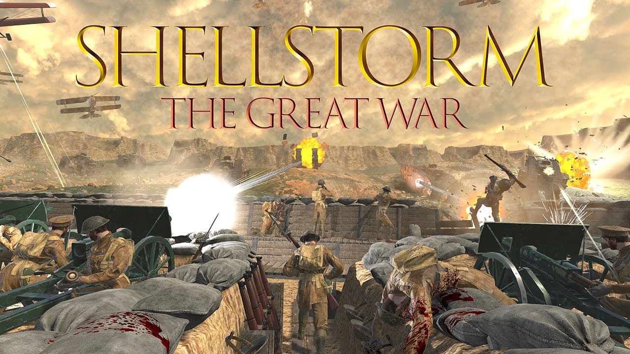 HyperMadGames's tweet card. SHELLSTORM: The Great War - Cover Art Creation Timelapse