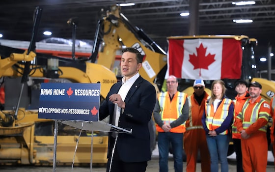 skepticalIDdoc's tweet card. The Conservative Leader was asked about the U.S. President’s comments on Fox News about a coming Canadian federal election