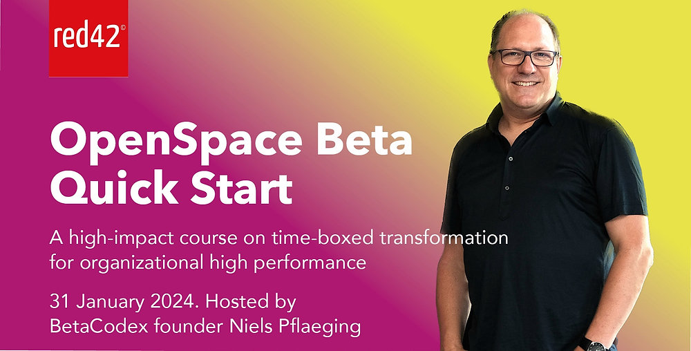 RedForty2's tweet card. On 28 August 2024, Red42 will offer a 2-hour, online, unrecorded "Quick Start" format on OpenSpace Beta. This session will be hosted in English by Red42 co-founder and OpenSpace Beta co-creator Niels...