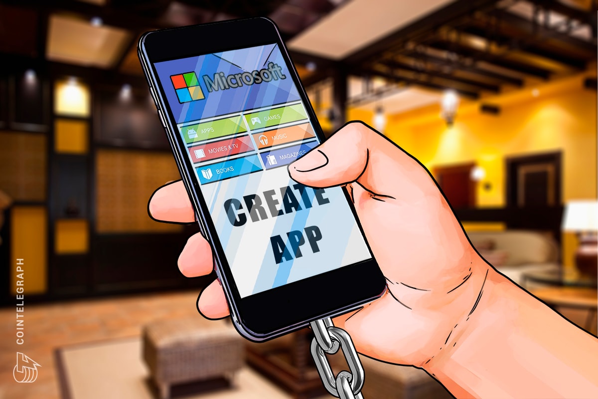 Cointelegraph's tweet card. Microsoft has launched a development automation tool for businesses looking to create blockchain-based apps.