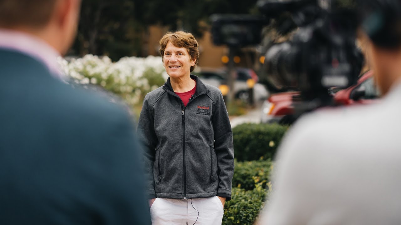 angeladuckw's tweet card. Stanford’s Carolyn Bertozzi wins Nobel Prize in chemistry