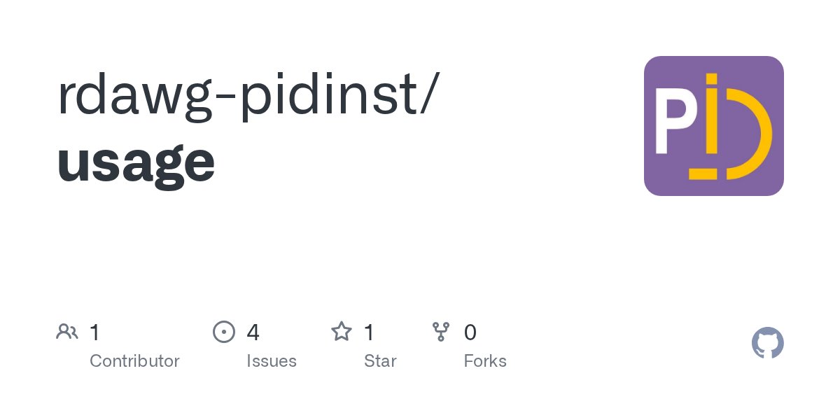 pidinst's tweet card. Contribute to rdawg-pidinst/usage development by creating an account on GitHub.