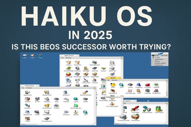 anupyadav123's tweet card. Discover Haiku OS, the open-source revival of BeOS that’s fast, lightweight, and perfect for retro tech fans and minimalists. With R1 Beta 5’s sleek interface, improved hardware support, and growing...