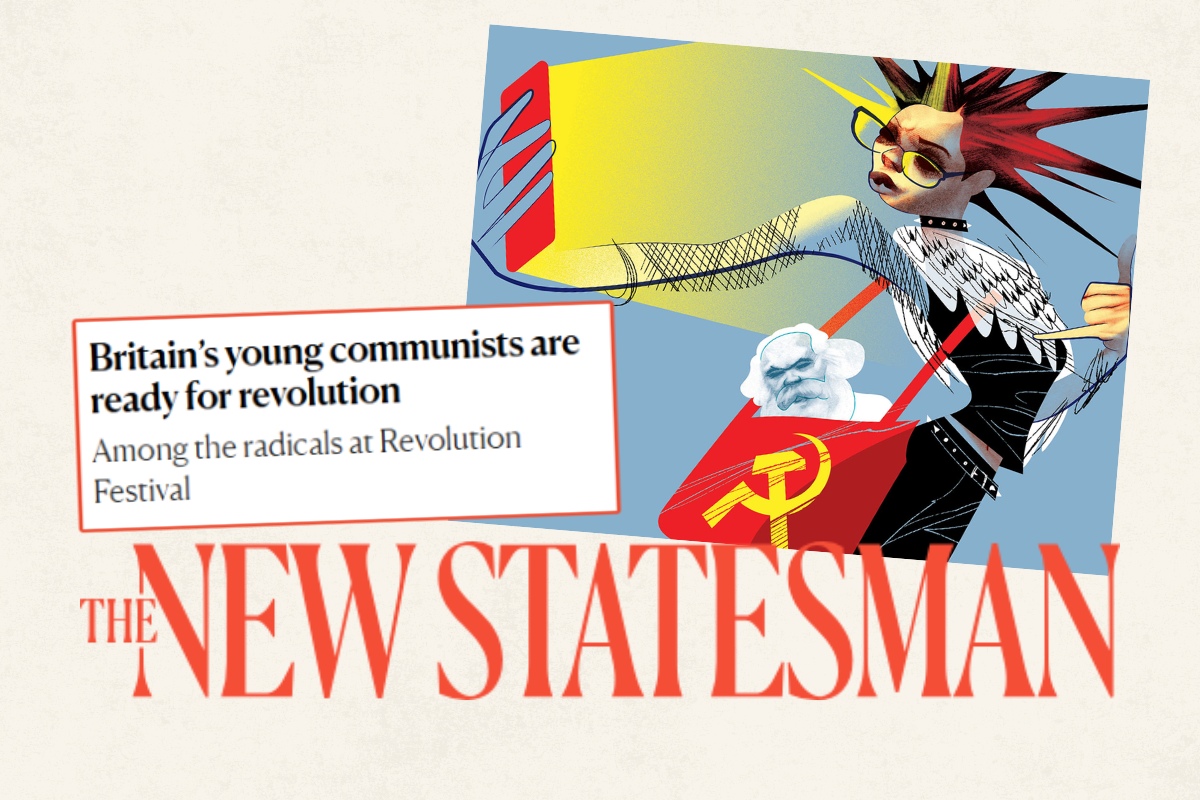 revcommunists's tweet card. The supposedly ‘progressive’ left-leaning ‘New Statesman’ recently reported on the RCP’s hugely successful Revolution Festival. Sitting comfortably in their liberal bubble, these sneering journalists...