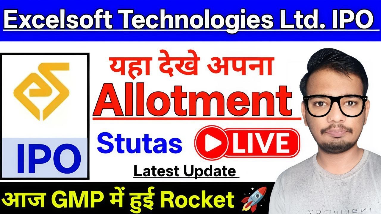PankajPuri02's tweet card. Excelsoft Technologies Ltd. IPO Allotment Status Live Checking | क्या...