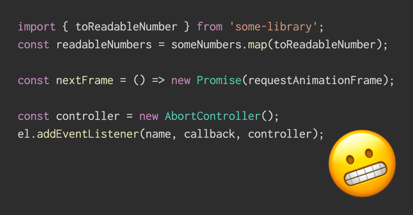 jaffathecake's tweet card. …same goes for option objects.