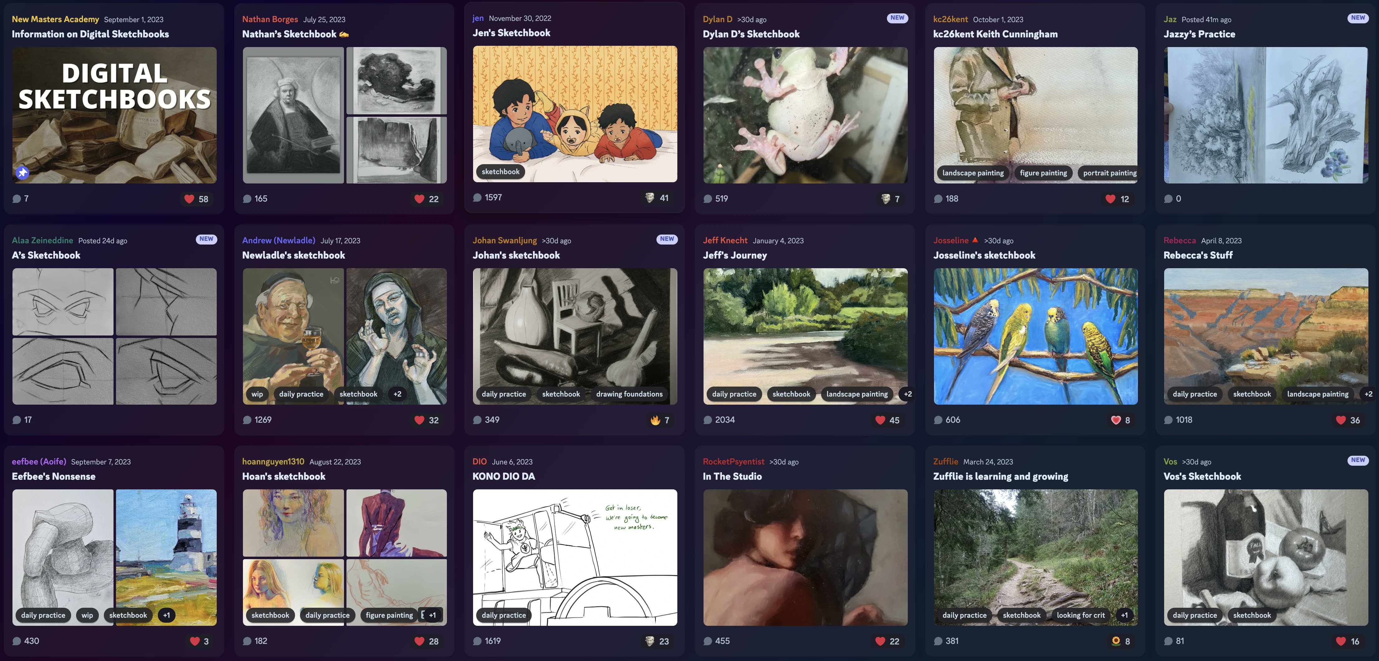 captain_juno_vt's tweet card. The original online art academy, est. 2011