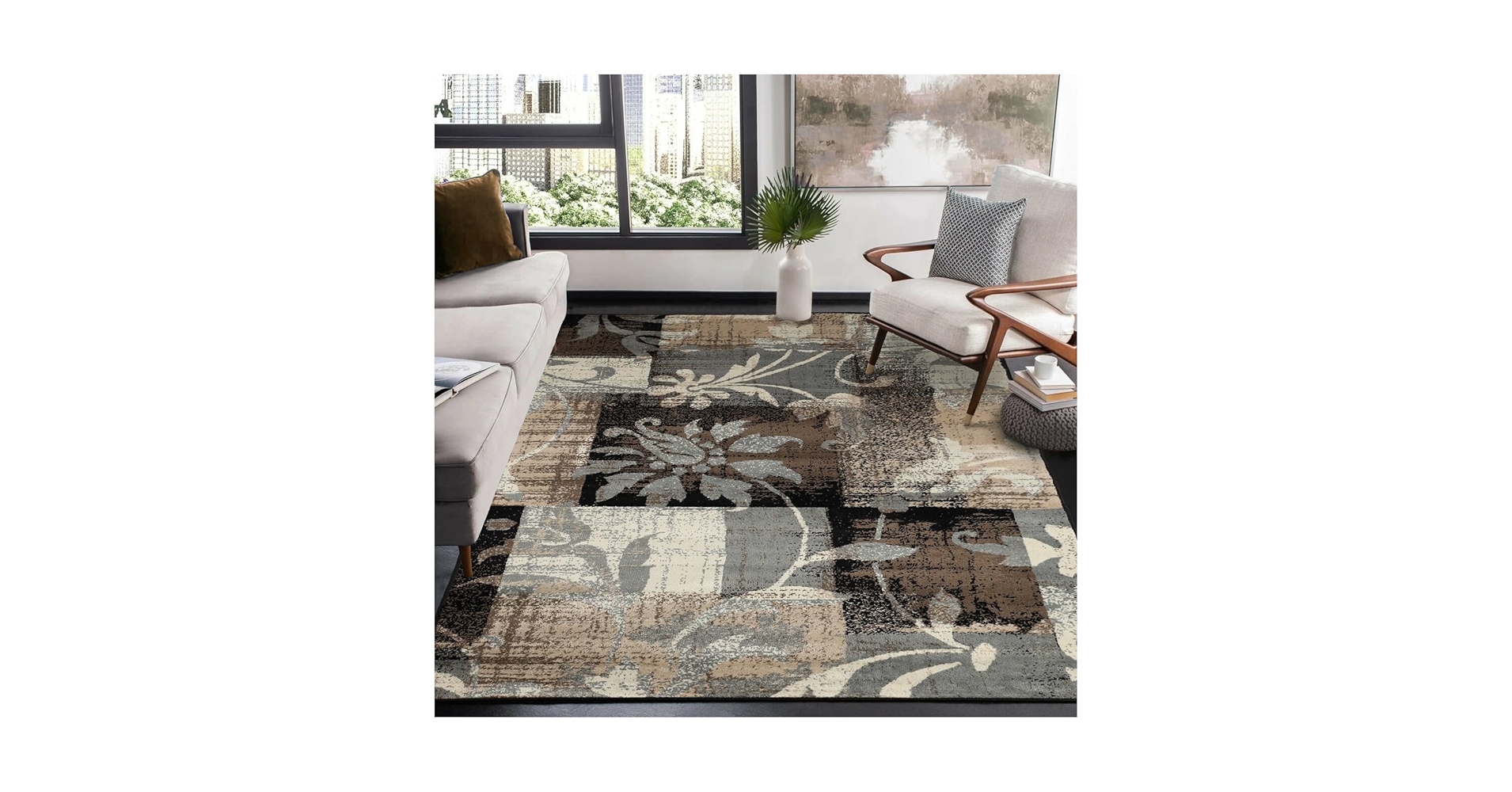 ProRoomDecors's tweet card. Perfectly placed alongside your current home furnishings, the Superior Pastiche Indoor Area Rug or Runner lends a refined and elegant look to your interiors. This design features oversized scrolling...