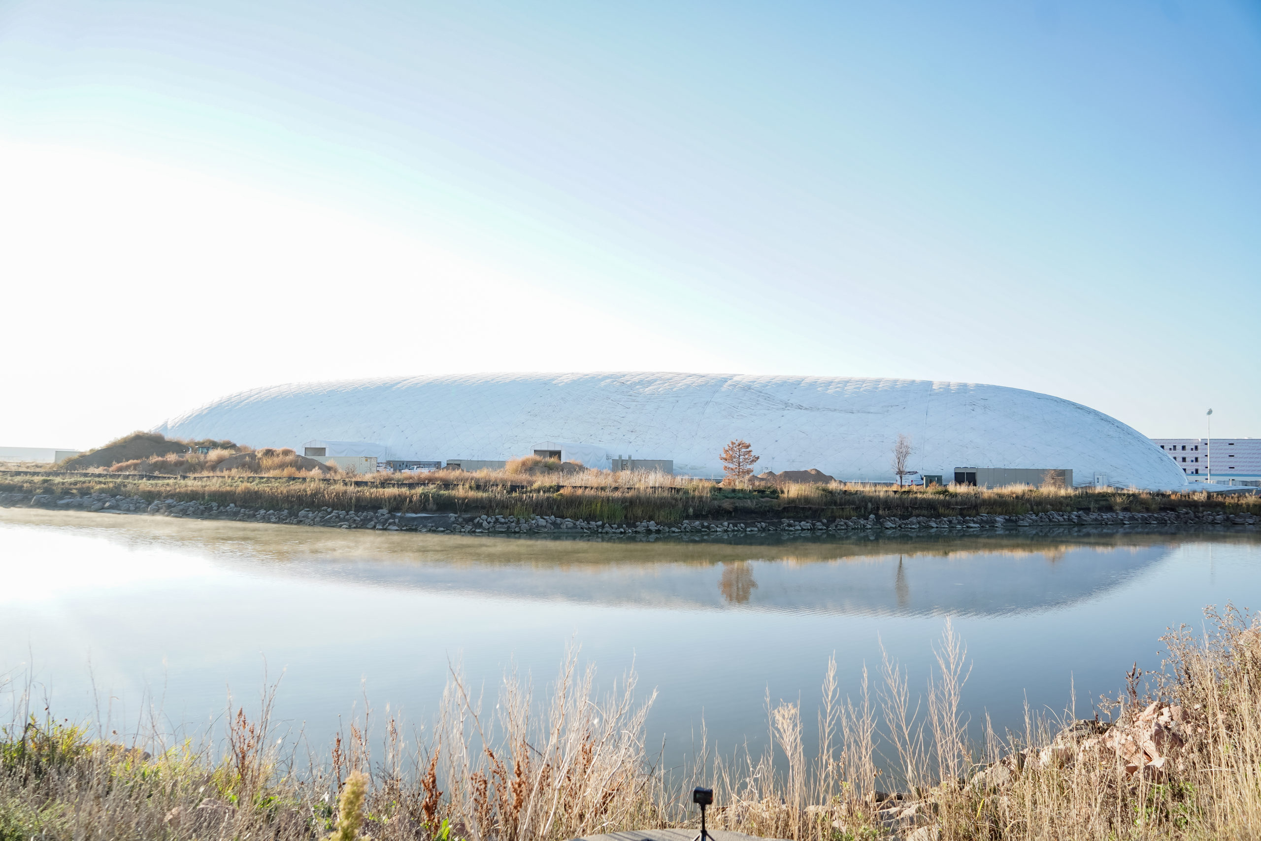 havanawes's tweet card. Windsor residents may have noticed a new addition to their skyline when they woke up on Wednesday—a 96-foot-high, 167,000-square-foot dome that now sits at the northern edge of the Future Legends...