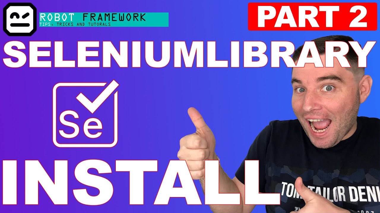 robotframework1's tweet card. Web Automation Tutorial Part 2 - How To Install SeleniumLibrary