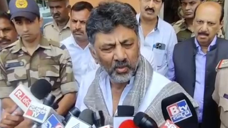 PublicTVEnglish's tweet card. MYSURU : Karnataka Deputy Chief Minister DK Shivakumar on Sunday said that repair works at the state's dams would be taken up on a priority basis once the
