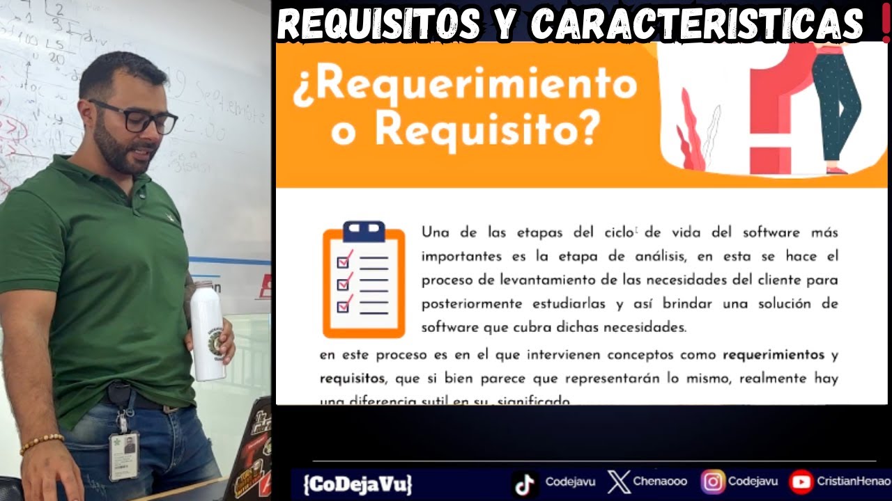 chenaooo's tweet card. 💻 Requisitos en el Desarrollo de Software: Concepto y Características