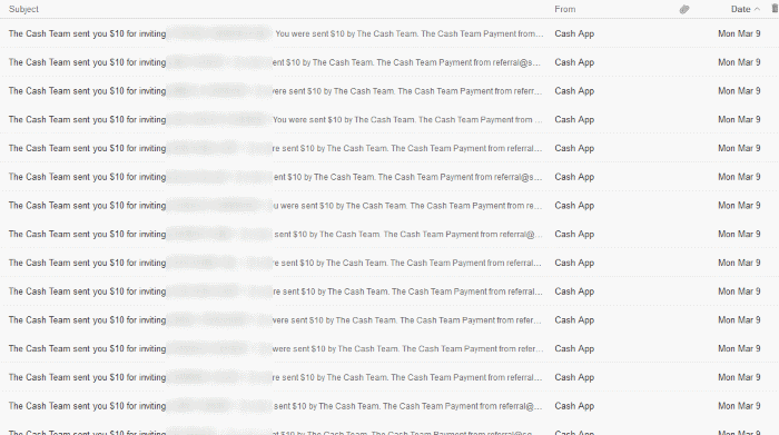 JoeHxBlog's tweet card. It started innocently enough on Monday, March 2nd. I simply received a $10 referral for referring someone to the Cash...