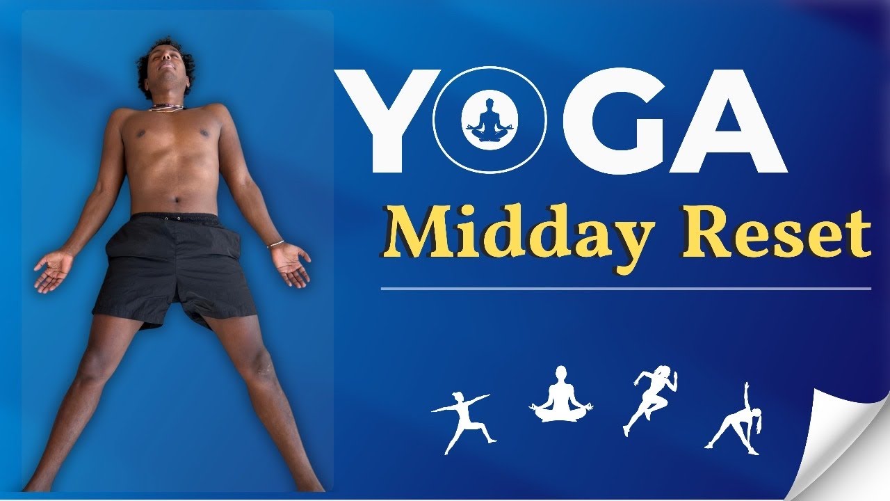 bdahmedejaj's tweet card. Midday Yoga Reset