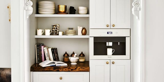 HouseBeautiful's tweet card. A little counter space is all you need to set yourself up for a great day.