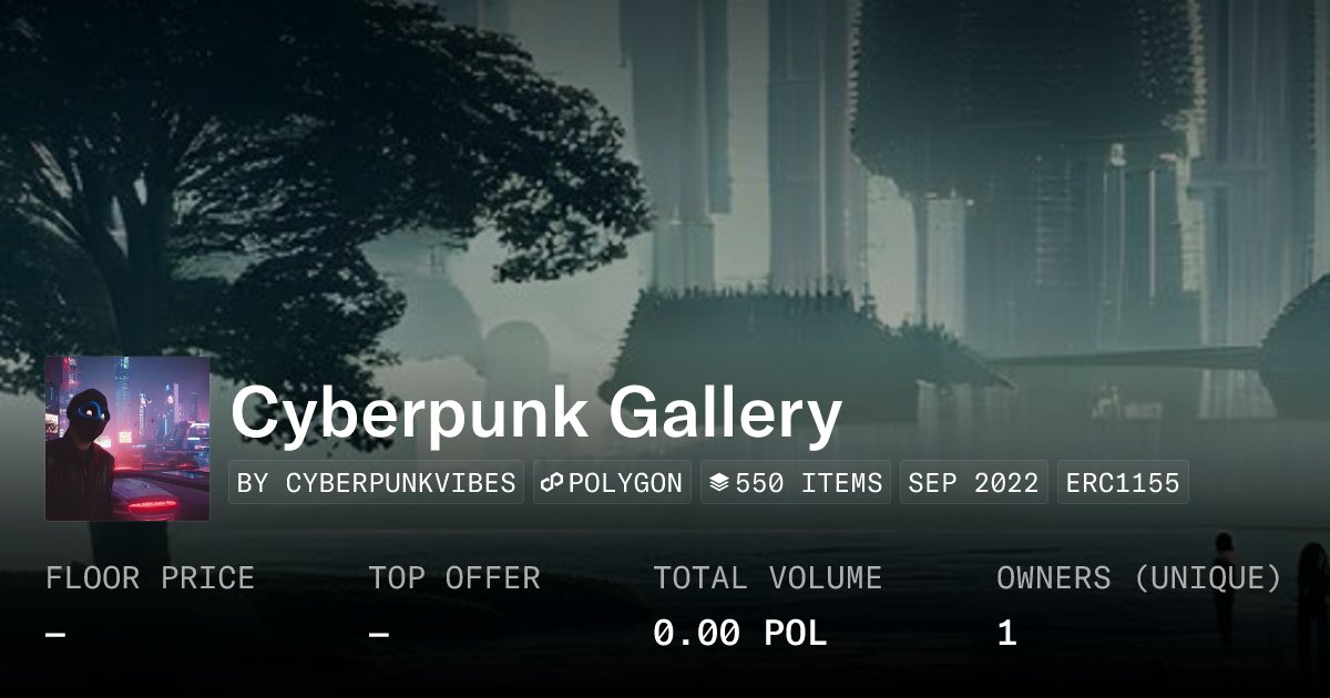 CyberpunkVibes's tweet card. AI generated pictures of cyberpunk aesthetics for inspiration.