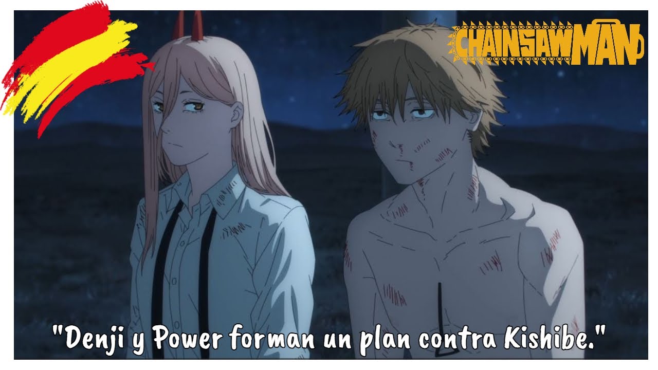 Kagekori_chan's tweet card. Chainsaw Man - "Denji y Power forman un plan contra Kishibe." II...