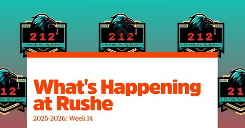 rushemiddle's tweet card. What's Happening at Rushe