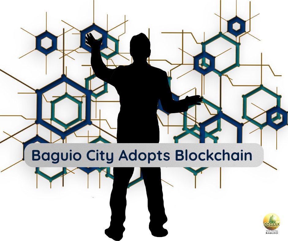 GMBaguio's tweet card. Baguio City adopts blockchain to secure government records, enhance accountability, and strengthen transparency.