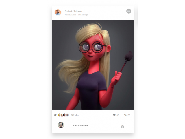 BootSnipp's tweet card. High quality Bootstrap 4.1.1 Snippet by TheMashaBrand. Share yours today!