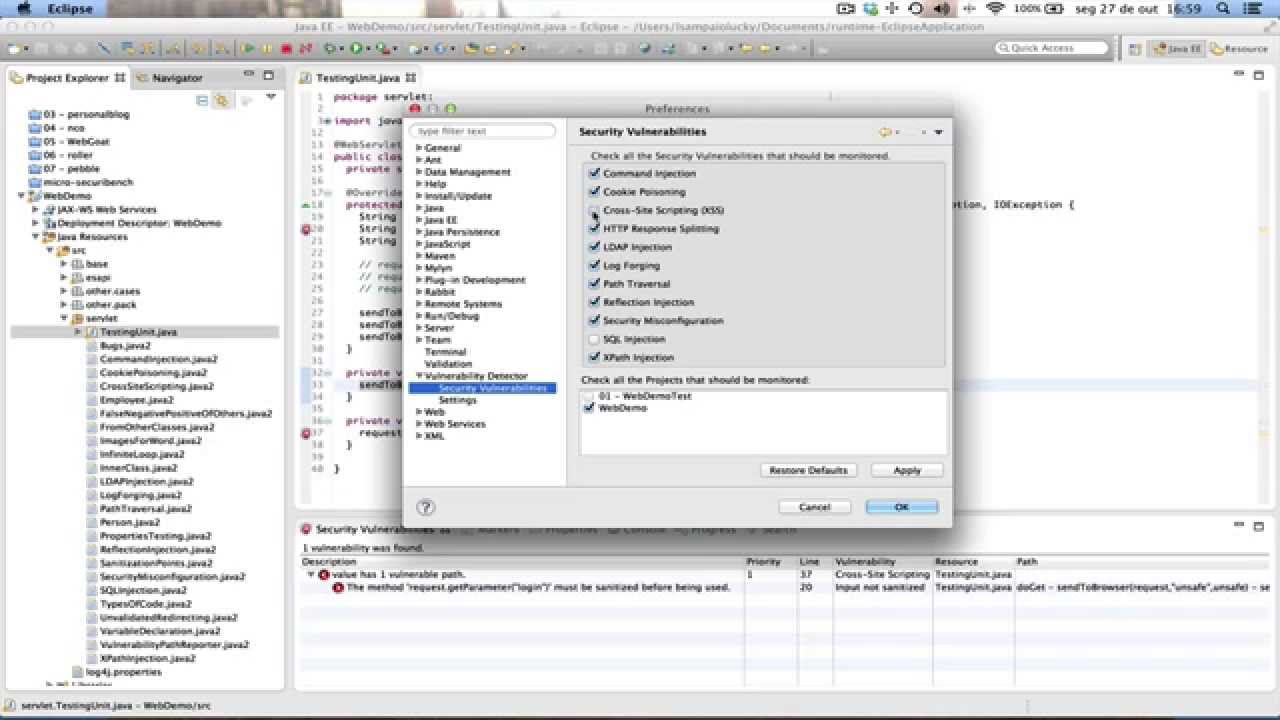 thecodemaster's tweet card. Mostrando o ESVD no Eclipse Kepler