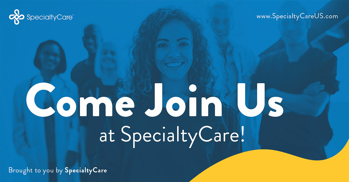 SpecialtyCareUS's tweet card. PURPOSE OF THE POSITION Travel exclusively to accounts across a region to provide intraoperative neurophysiological monitoring (IONM) care for patients during surgical procedures where there is risk...