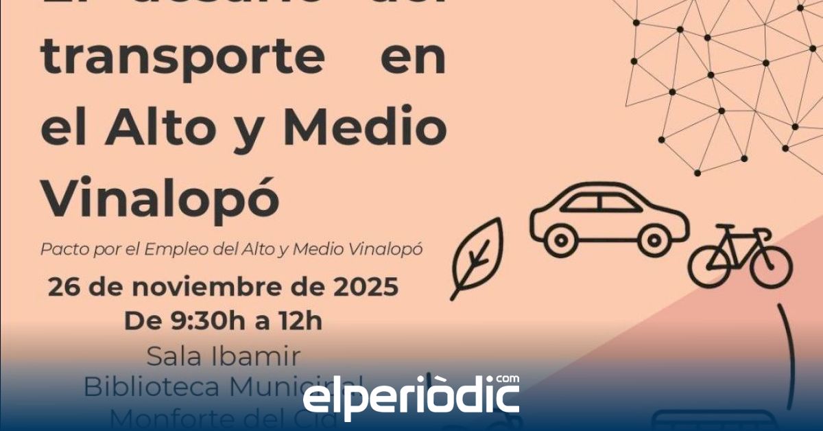 NeutralinMotion's tweet card. El Pacto por el Empleo del Alto y Medio Vinalopó ha elegido Monforte del Cid como sede de la mesa redonda “El desafío del transporte en el Alto y Medio Vinalopó”, un encuentro que reunirá a alcaldes,...
