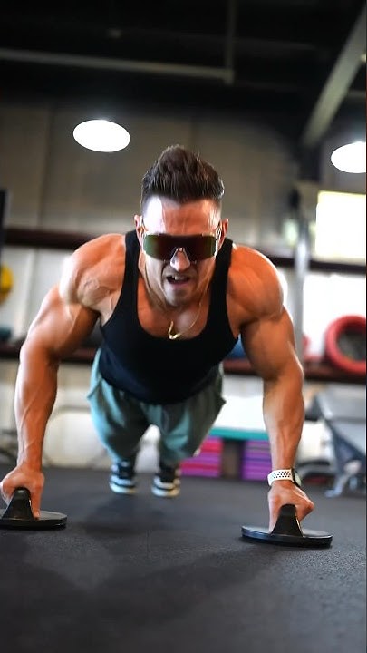 MuscleTech's tweet card. Abel Albonetti - Chest Workout 😤