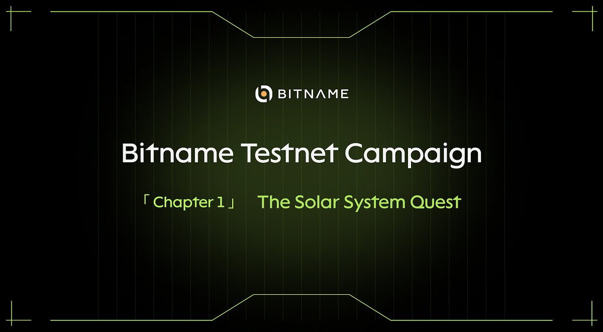 BitnameService's tweet card. Dear Community,