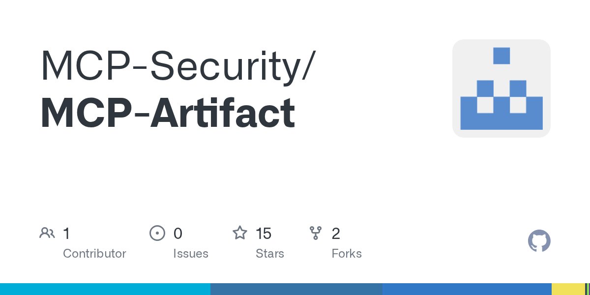ksg93rd's tweet card. Contribute to MCP-Security/MCP-Artifact development by creating an account on GitHub.