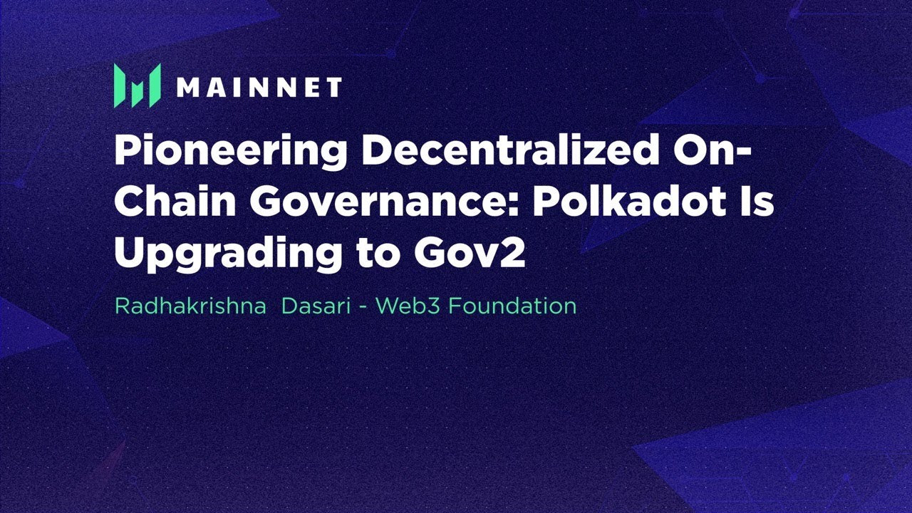 DrW3RK's tweet card. Pioneering Decentralized On-Chain Governance: Polkadot is upgrading...