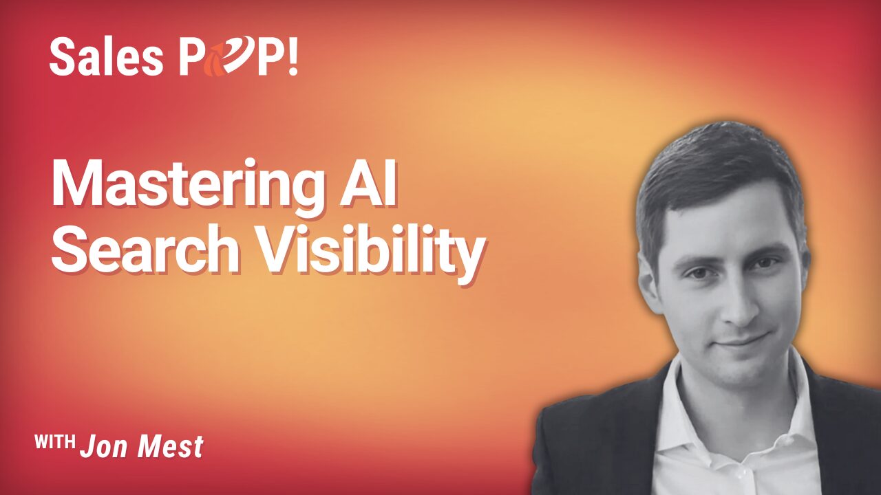 PipelinerCRM's tweet card. Uncover the strategies for optimizing content in the age of AI search. Gain insights on how to stay relevant in digital marketing.