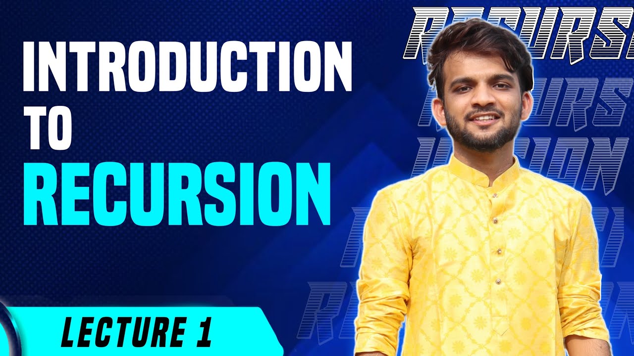 AvinashSingh_20's tweet card. Re 1. Introduction to Recursion | Recursion Tree | Stack Space |...