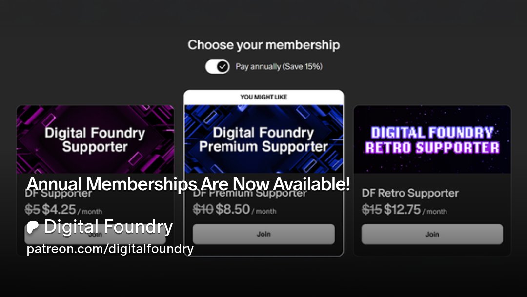 digitalfoundry's tweet card. Get more from Digital Foundry on Patreon