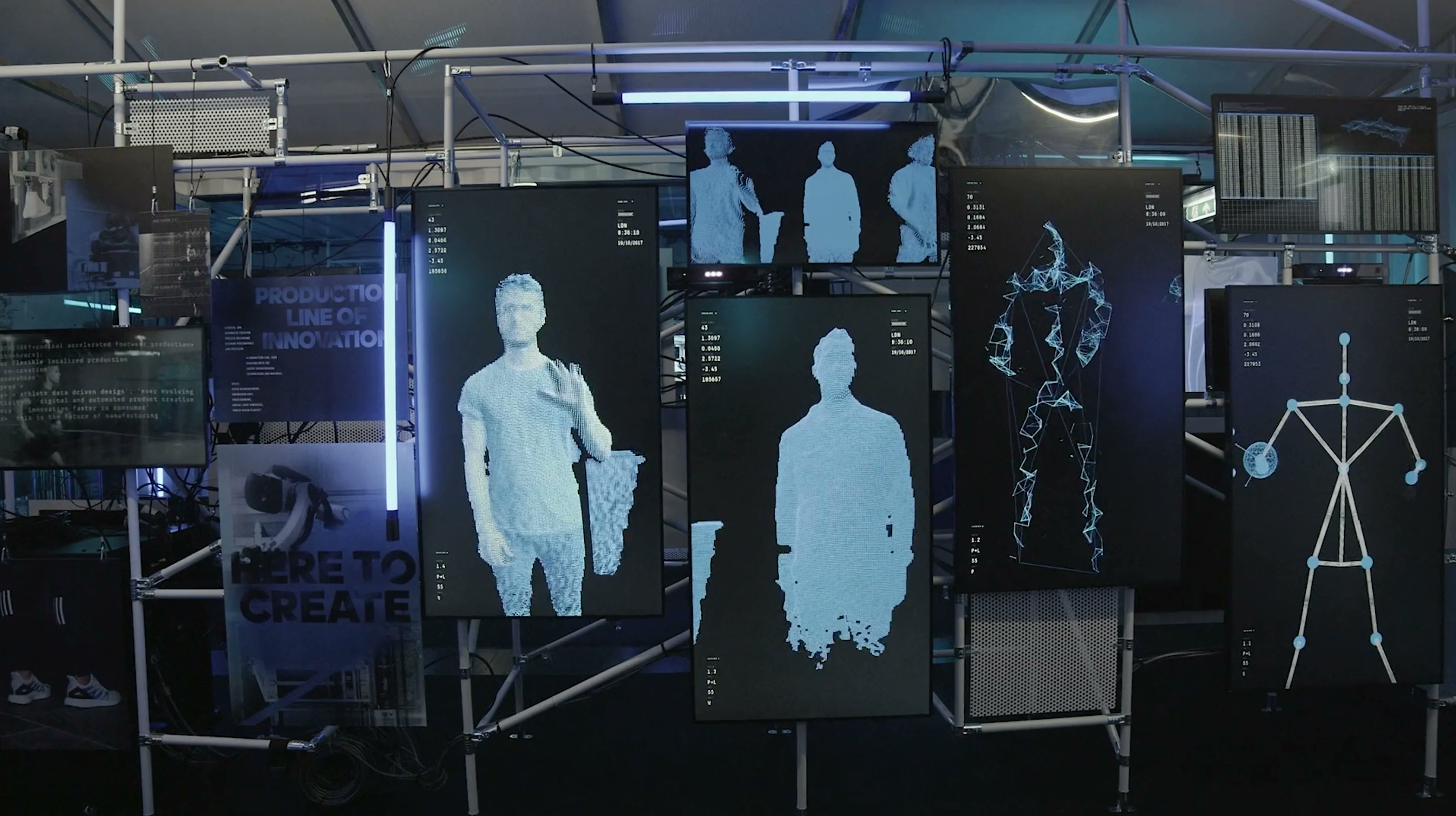 DannyModelli's tweet card. Adidas Speedfactory — Interactive Installation