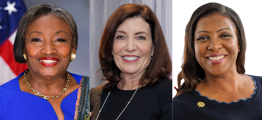 NYTWA's tweet card. Leaders determining the course of New York politics and government.