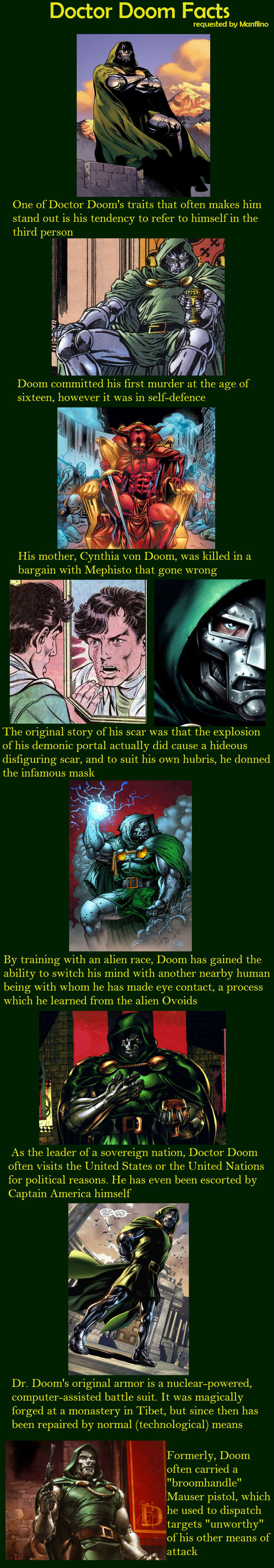 Humor_Daily's tweet card. Victor von Doom Facts. Spider-Man Comp: www.funnyjunk.com/Spider-Man+Facts/funny-pictures/5050620/ Captain America Comp: www.funnyjunk.com/Captain+America+Facts