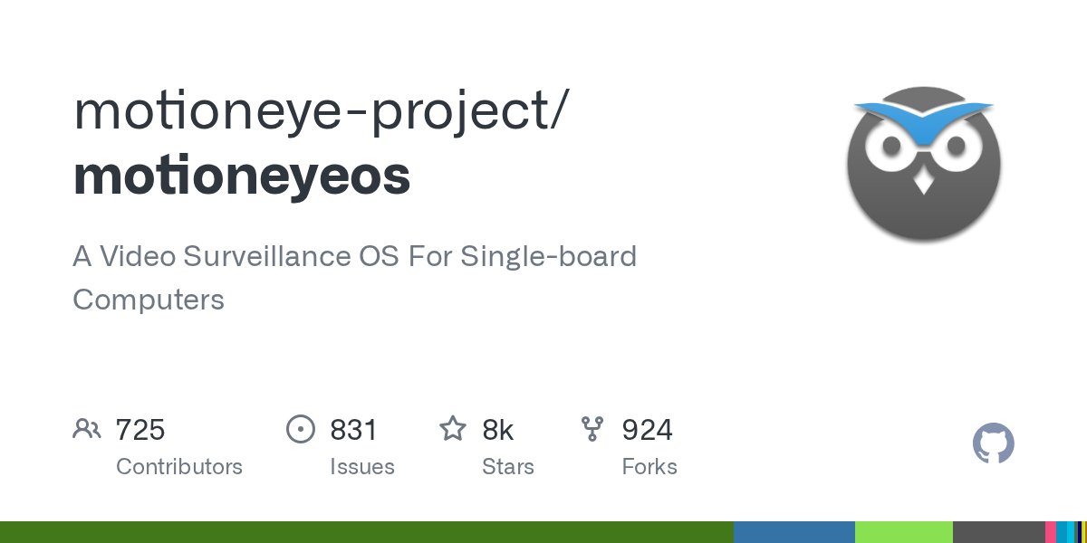 RPiSpy's tweet card. A Video Surveillance OS For Single-board Computers - motioneye-project/motioneyeos