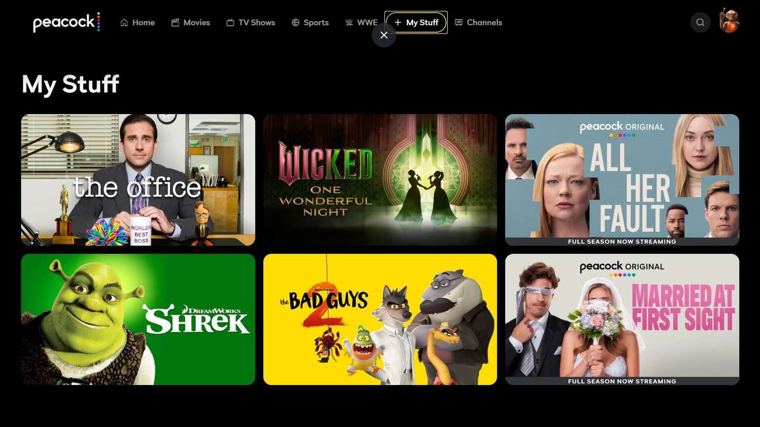 TheStreamable's tweet card. Peacock’s My Stuff allows you to bookmark shows and movies and save them to your own personal playlist.