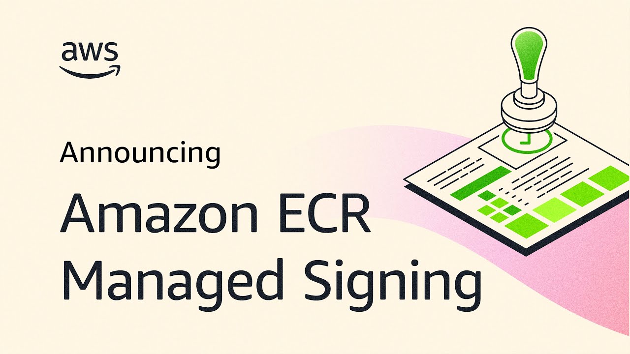 WhatsNewWithAWS's tweet card. Amazon Elastic Container Registry (Amazon ECR) Explained | Amazon Web...